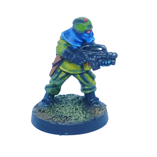 Trooper in NBC Suit A armed with a Military Assault Rifle