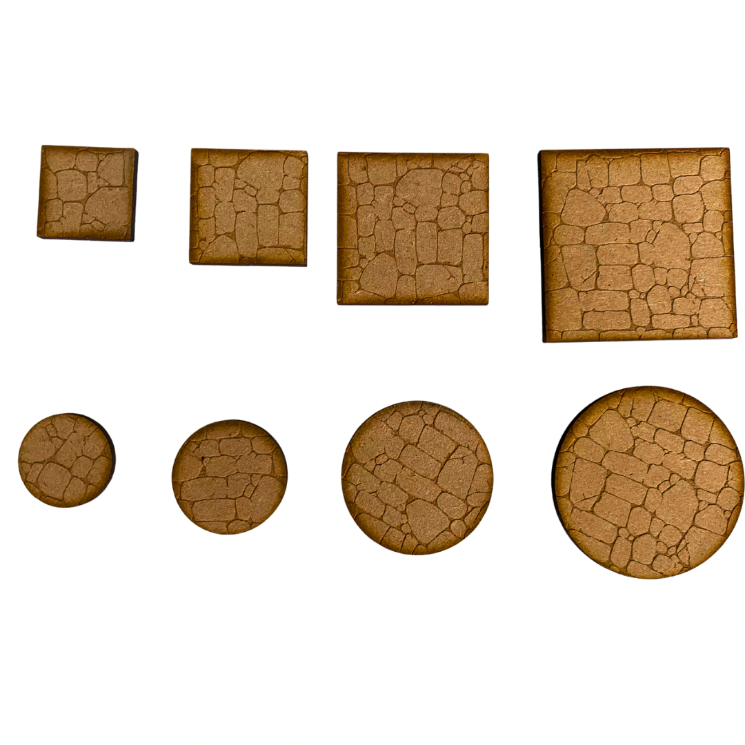 Cobblestone square bases