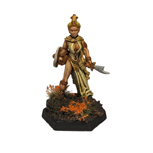 Female Half-Elf Druid Miniature