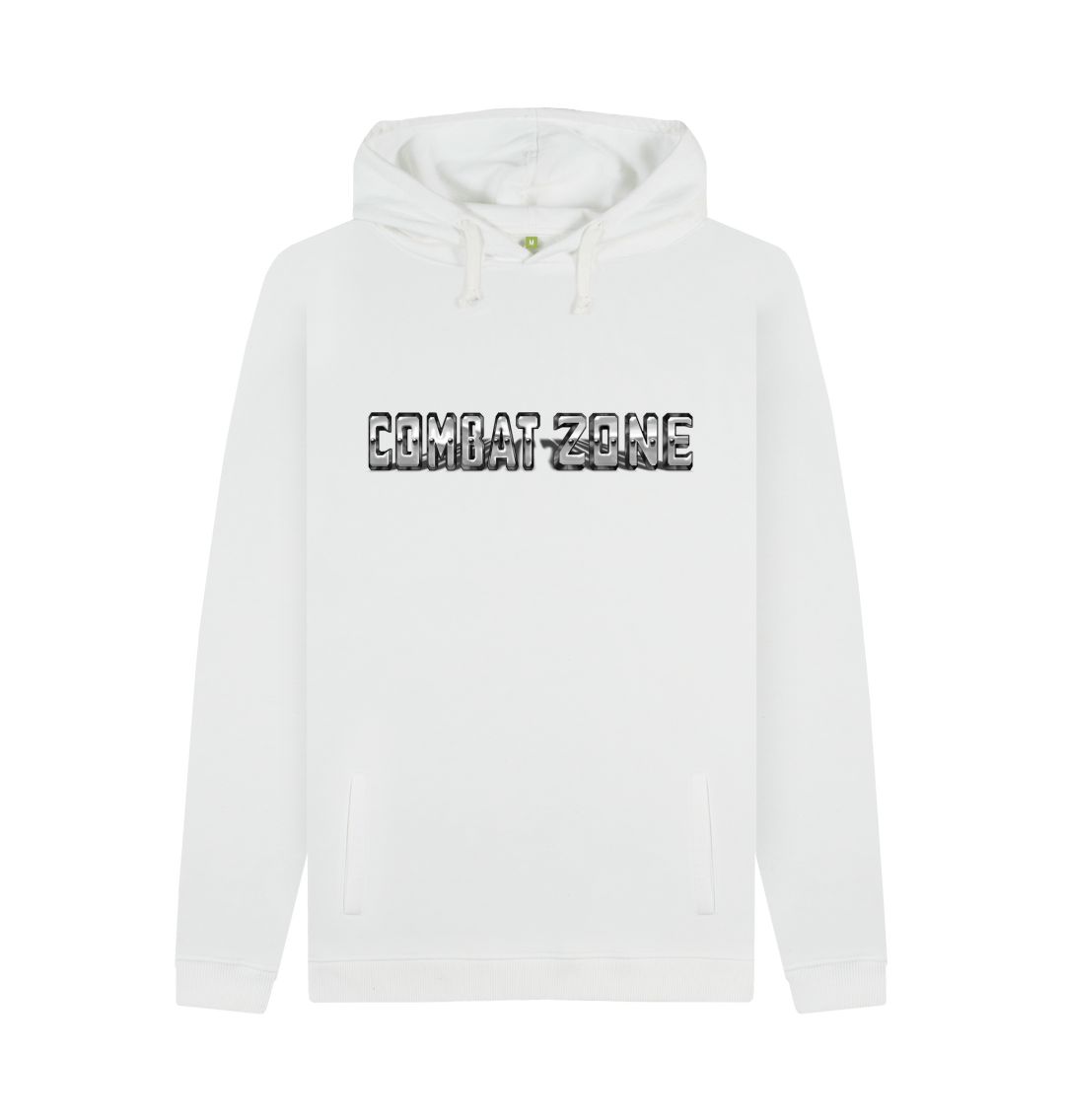 White Combat Zone Hoodie