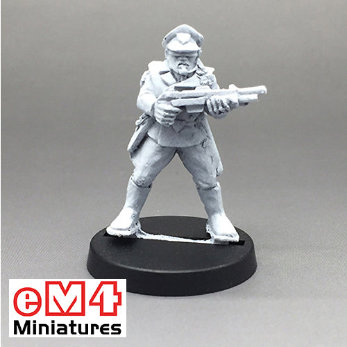 Cop With Auto Shotgun