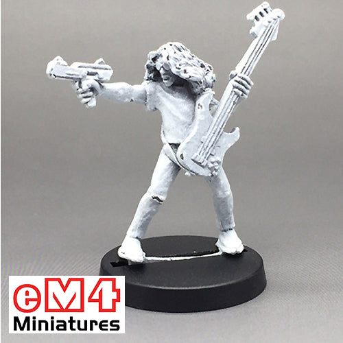 Bass Player With Pistol