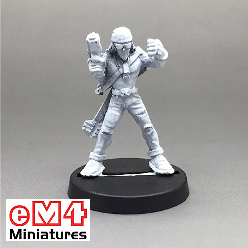 Guitarist With Pistol