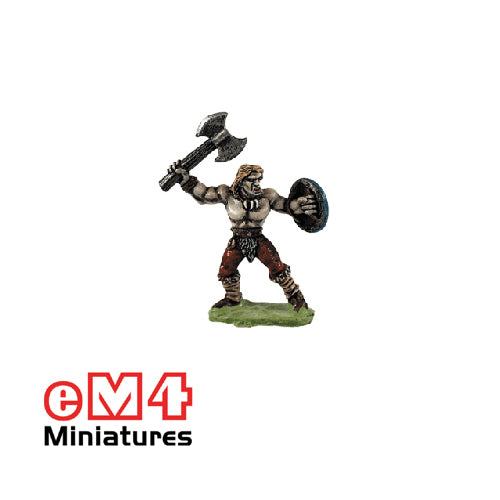 Infantry Double Axe & Shield 0091