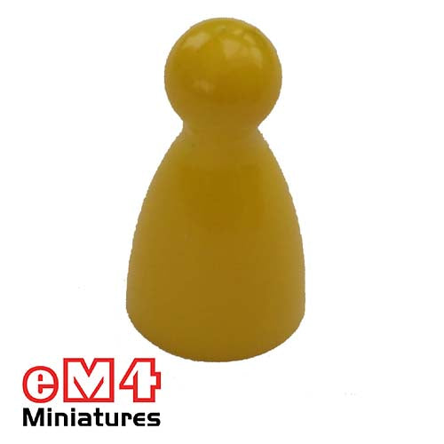 12 x 24 Halma Pawns x 20-Yellow