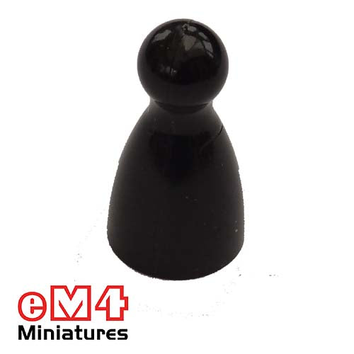 12 x 24 Halma Pawns x 20-Black
