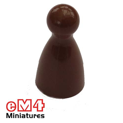 12 x 24 Halma Pawns x 20-Brown