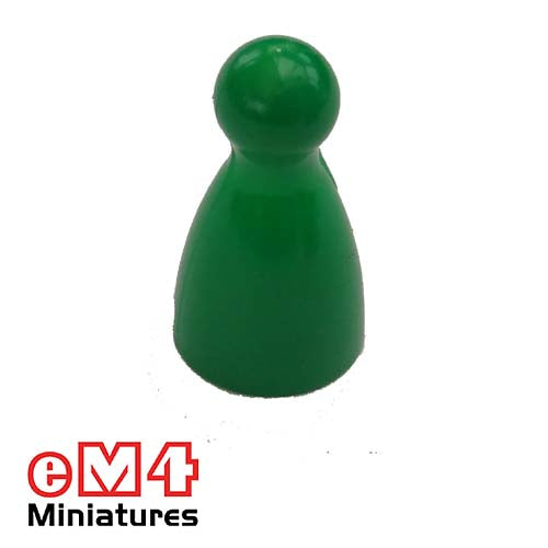 12 x 24 Halma Pawns x 20-Green