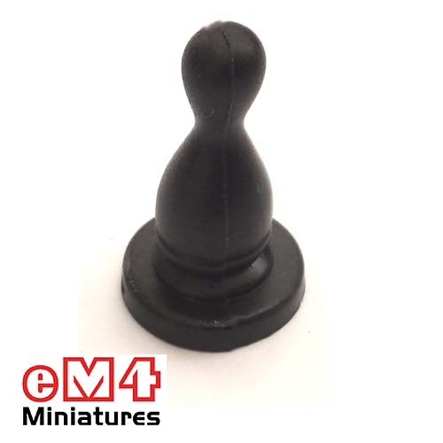 14 x 25mm Halma Pawns x 20-Black