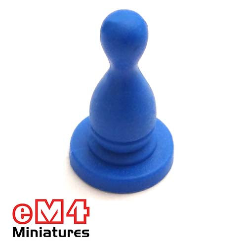 14 x 25mm Halma Pawns x 20-Blue
