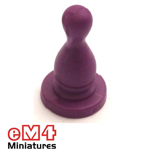 14 x 25mm Halma Pawns x 20-Purple
