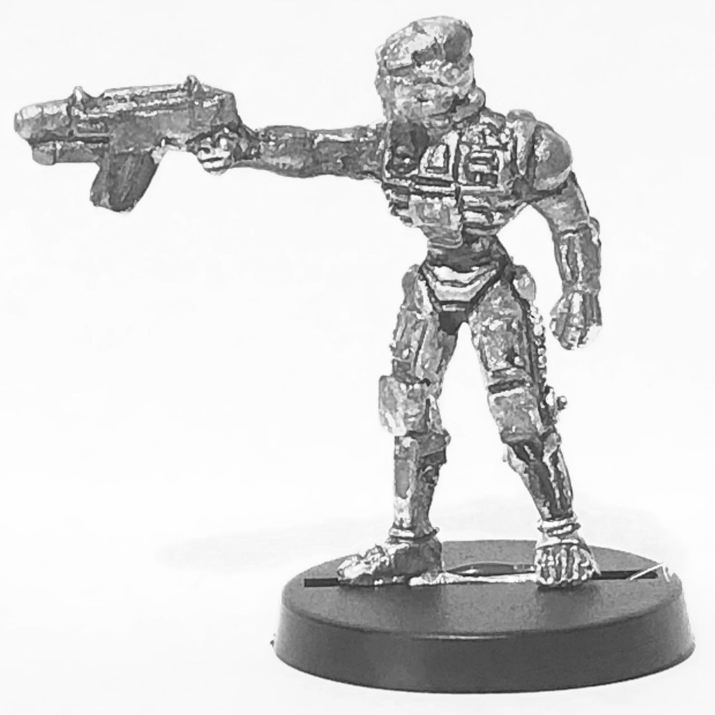 Skeletal Robot Standing firing MAR