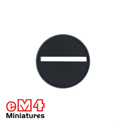 20mm Round Slotted Base x 20