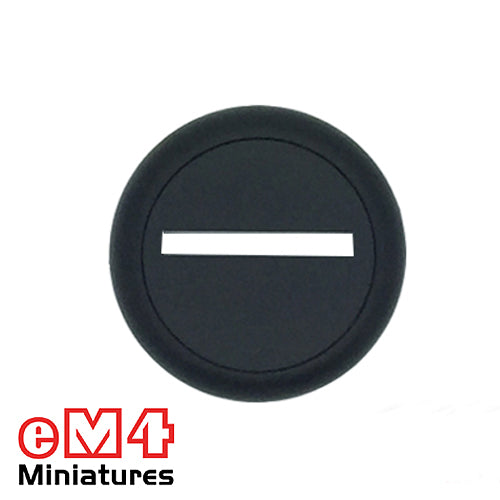 30mm Round Slotted Lipped Base x 10