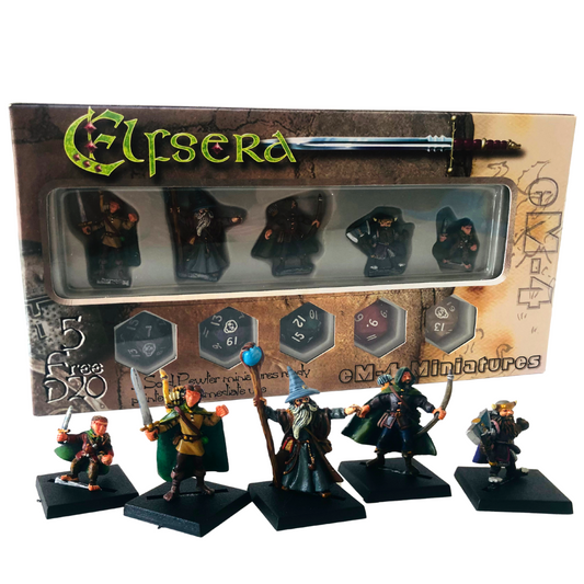 Elfsera The Adventurers - Prepainted Miniatures Set