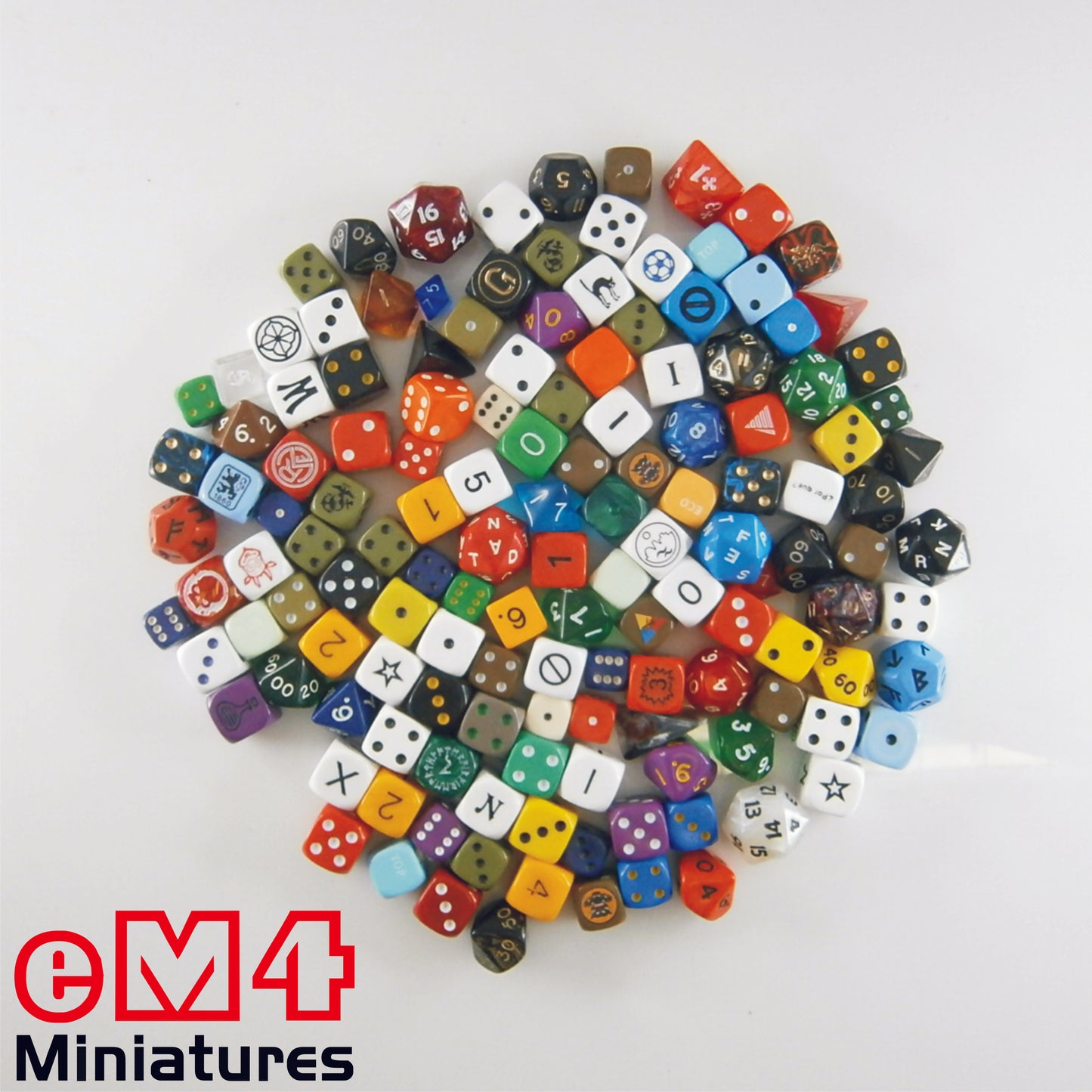 1/2Kg Assorted Dice (Polys/Spots/Specials)