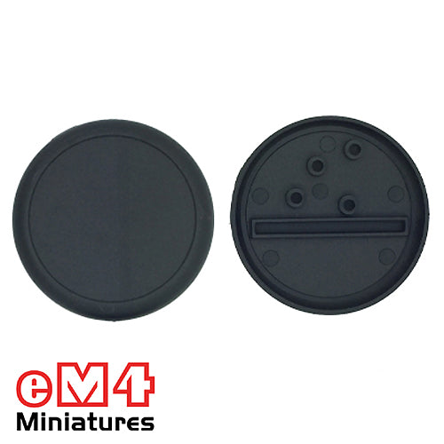 50mm Round Lipped Base x 5