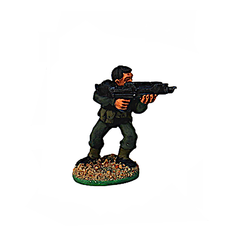 Cybertech S.E.C.S. Troops with Laser Rifle, Firing