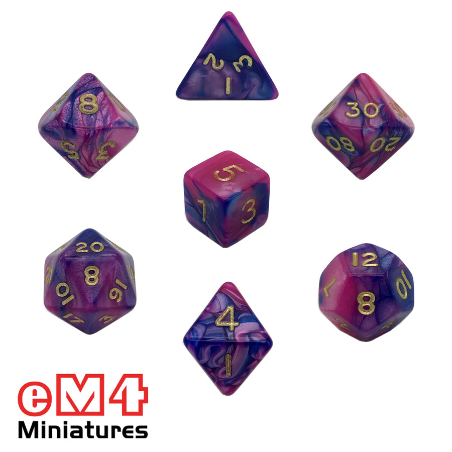 Toxic Acid 7 Dice Poly Set