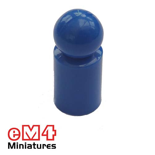 13 x 30mm Halma Pawns x 15-Blue