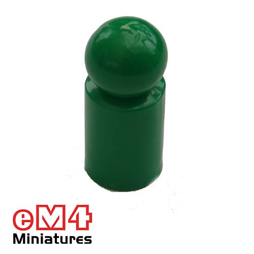13 x 30mm Halma Pawns x 15-Green