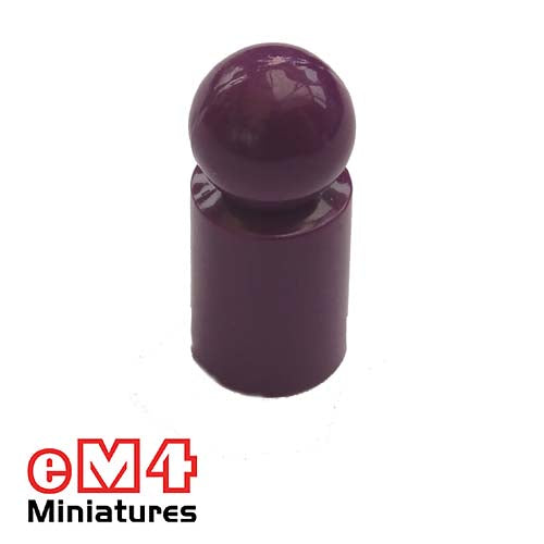 13 x 30mm Halma Pawns x 15-Purple