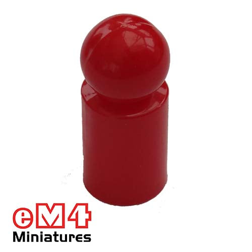 13 x 30mm Halma Pawns x 15-Red