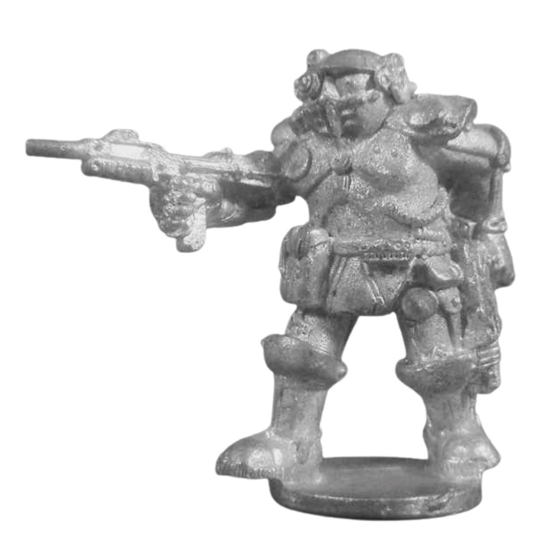 Cybertech Bunkerbreakers With Machine Pistol Advancing Miniature