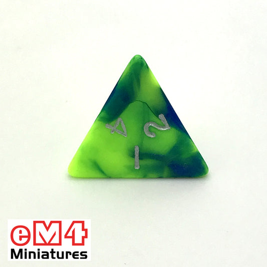 Toxic Slime D4 Poly Dice