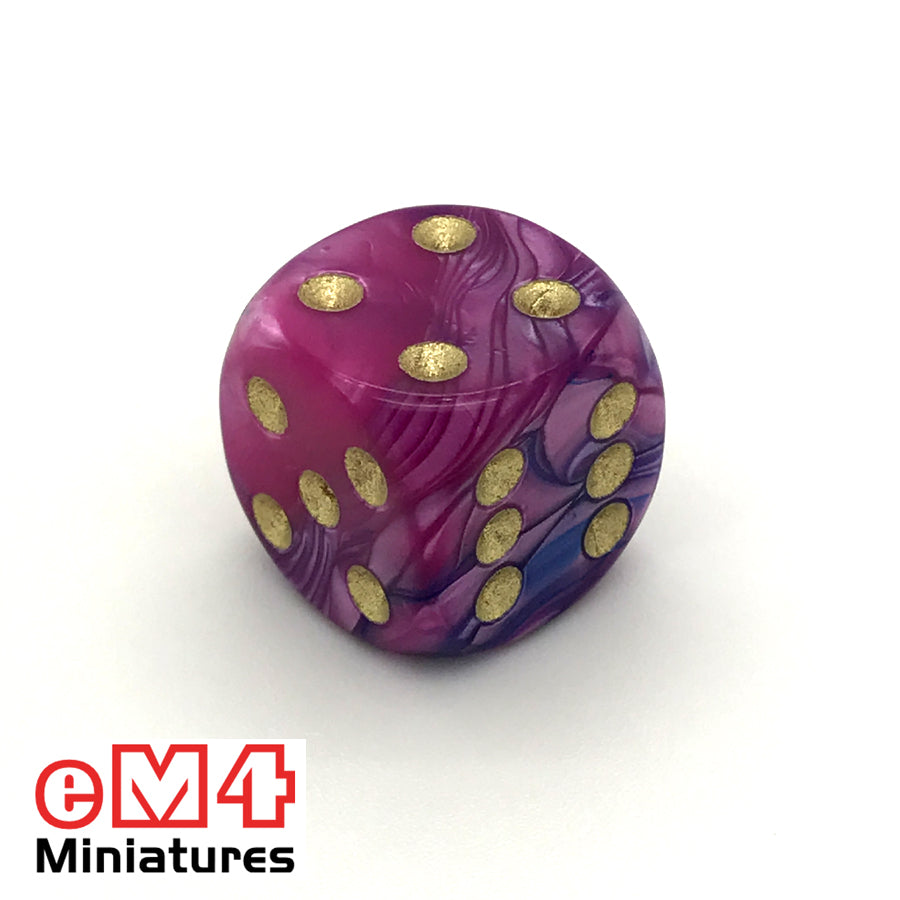 15mm D6 Toxic Acid Spot Dice x 10