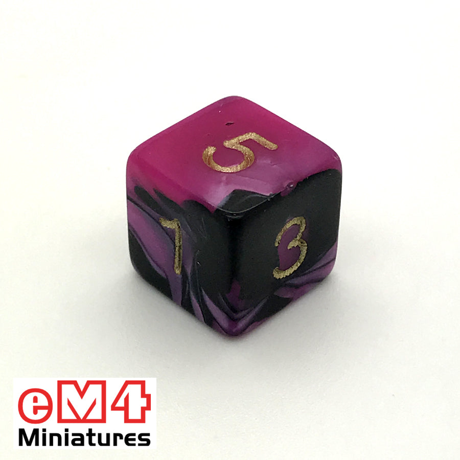 Toxic Fallout D6 Poly Dice