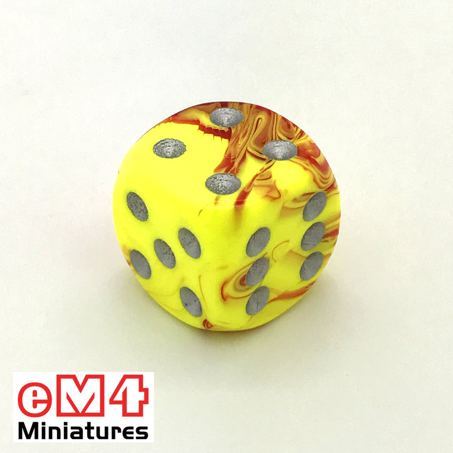 15mm D6 Toxic Ooze Spot Dice x 10