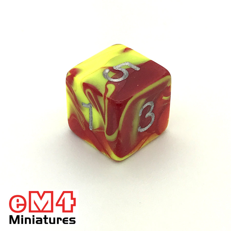 Toxic Ooze D6 Poly Dice