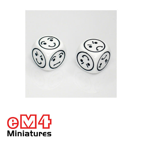 18mm emotion dice - bag of 5