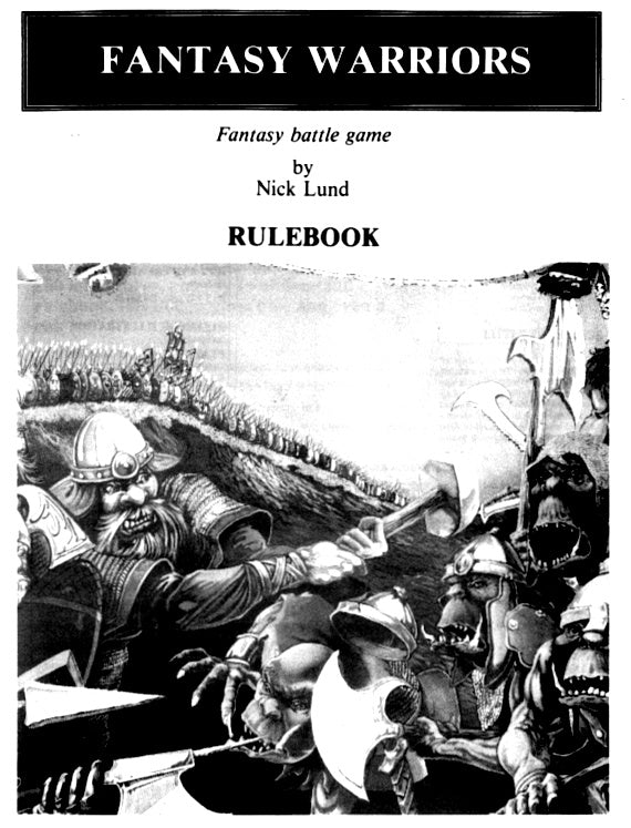 Fantasy Warriors Grenadier - eM4 Miniatures