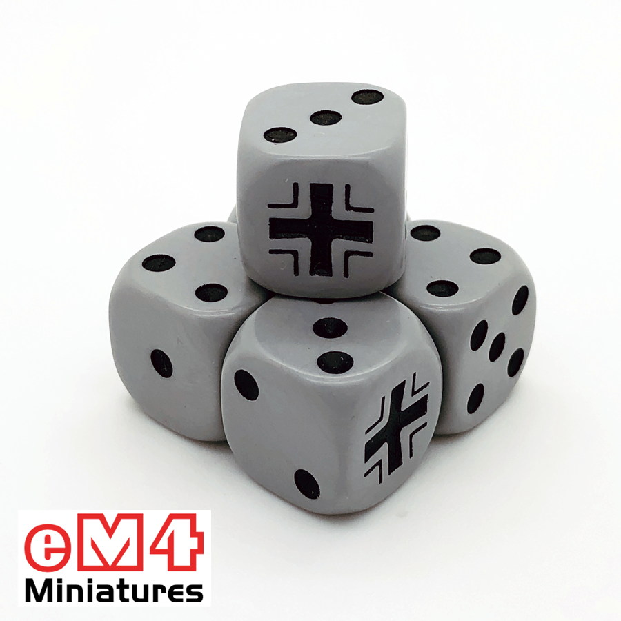 German Generic Dice x 6