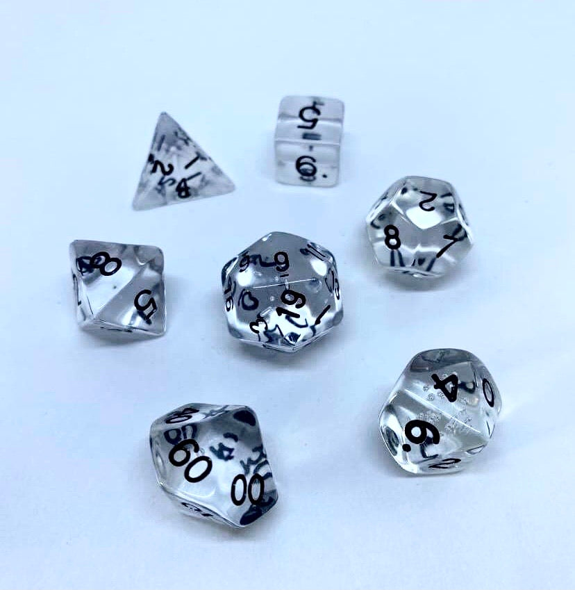 Gem Clear 7 Poly Dice Set
