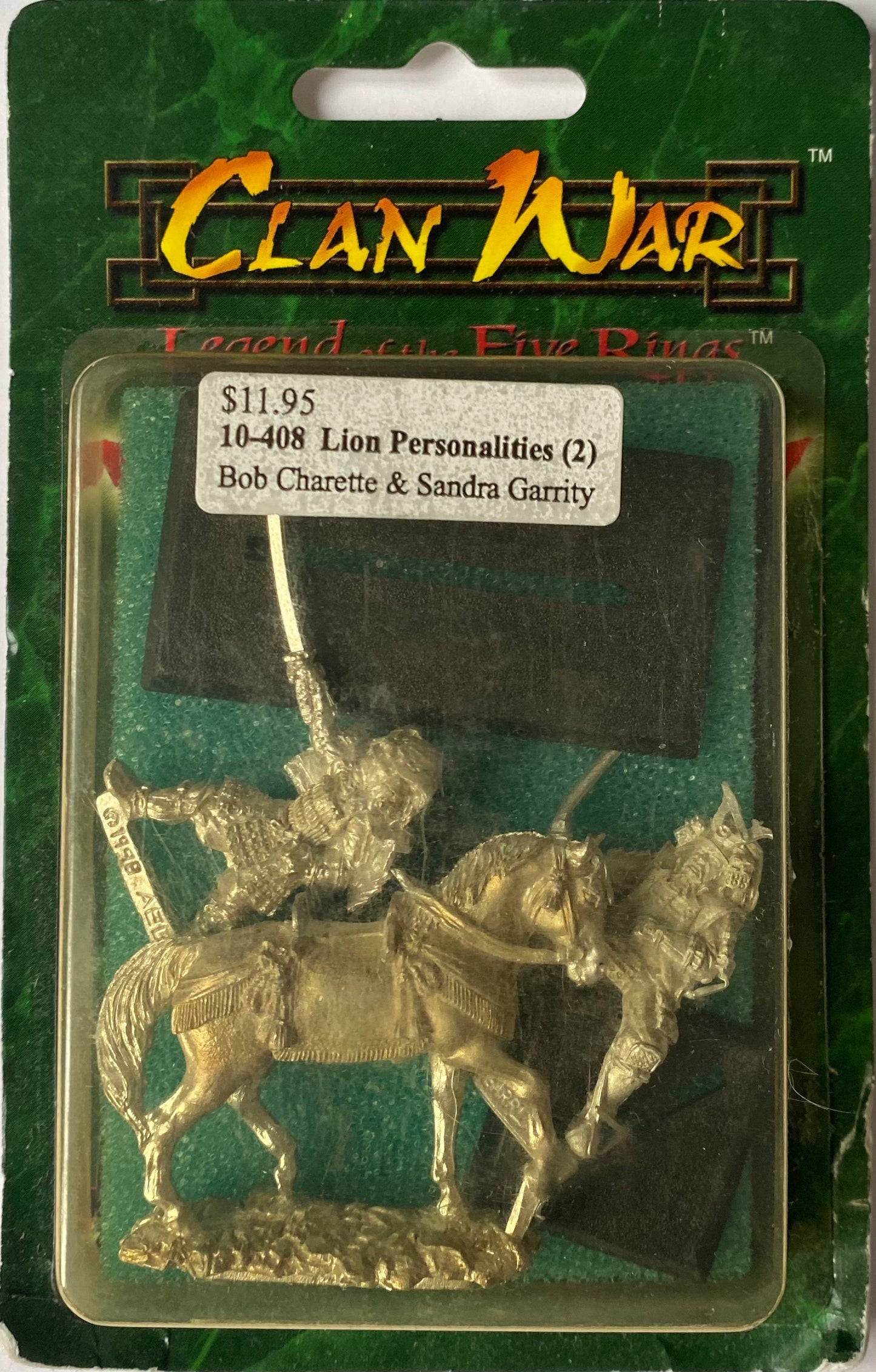 10-408 Lion Personalities (2) Bob Charrette & Sandra Garrity