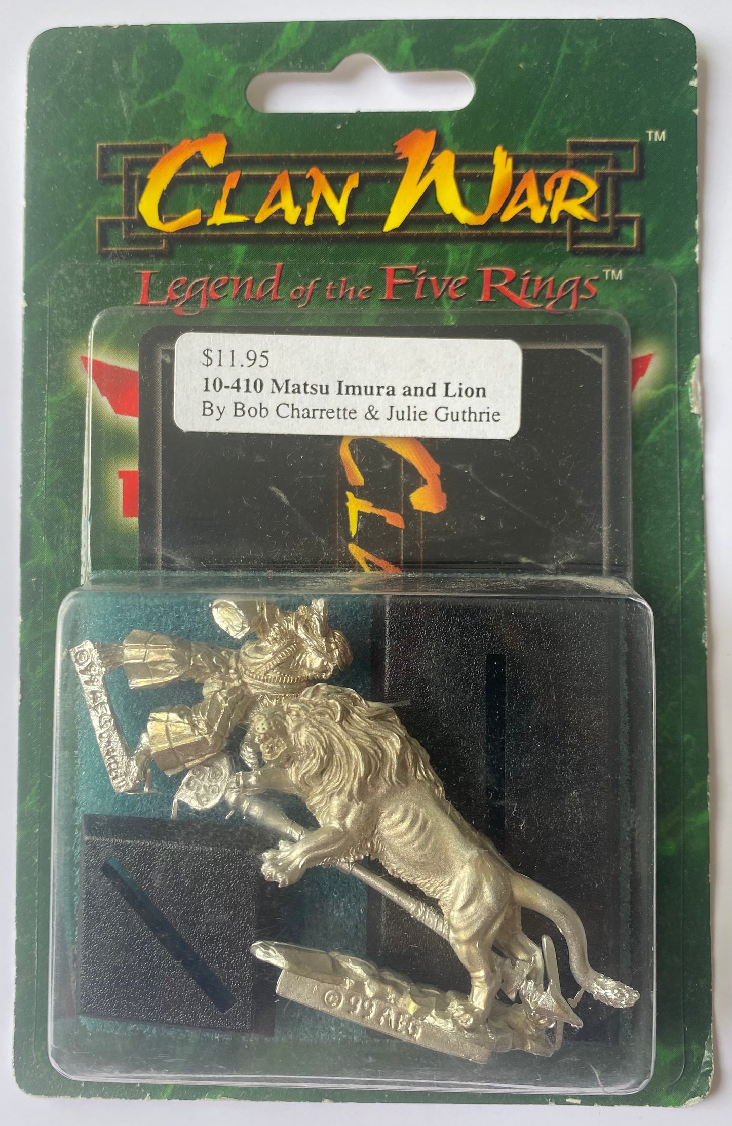 10-410 Matsu Imura and Lion by Bob Charrette Julie Guthrie