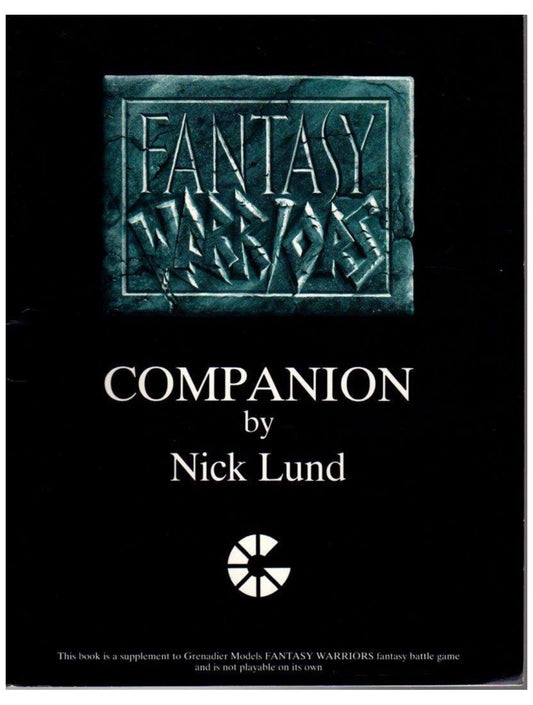 Fantasy Warriors Companion - Supplement Rulebook