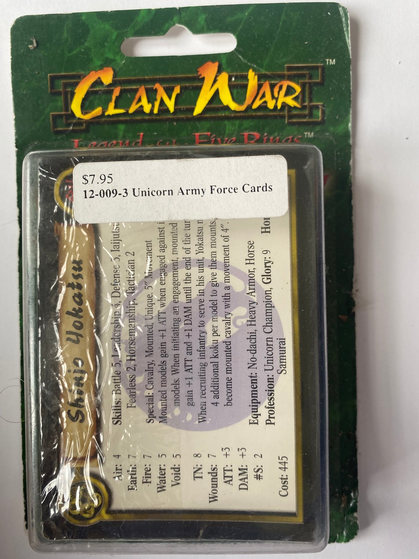 12-009-3 Unicorn Army Force Cards