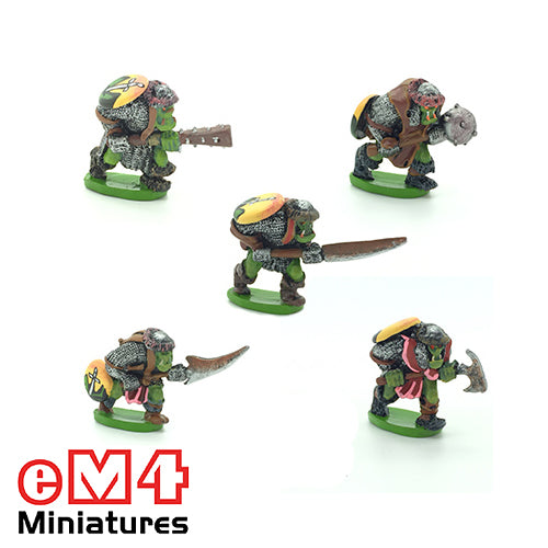 Elfsera Orc Raiders - Prepainted Miniatures Set