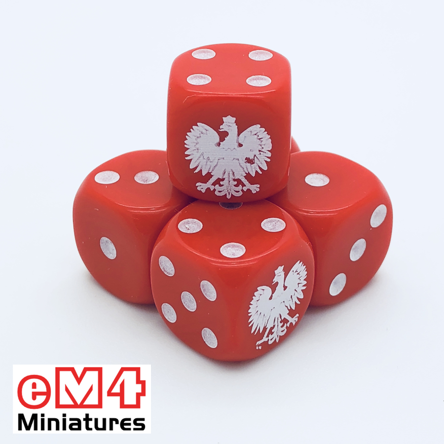 Polish Generic Dice x 6