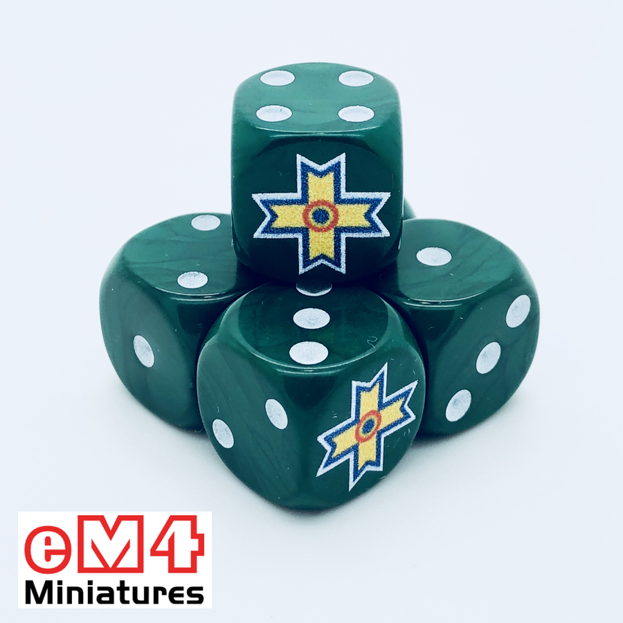 Romanian Generic Dice x 6