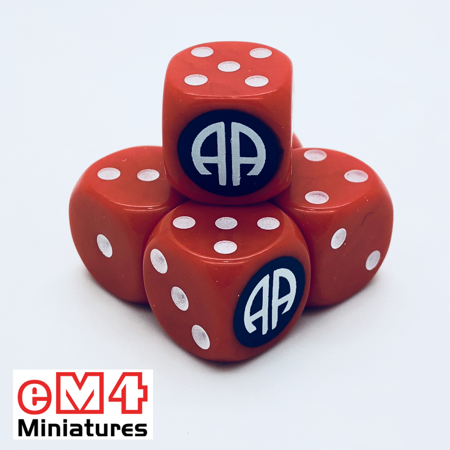 US 82nd Airborne Dice x 6