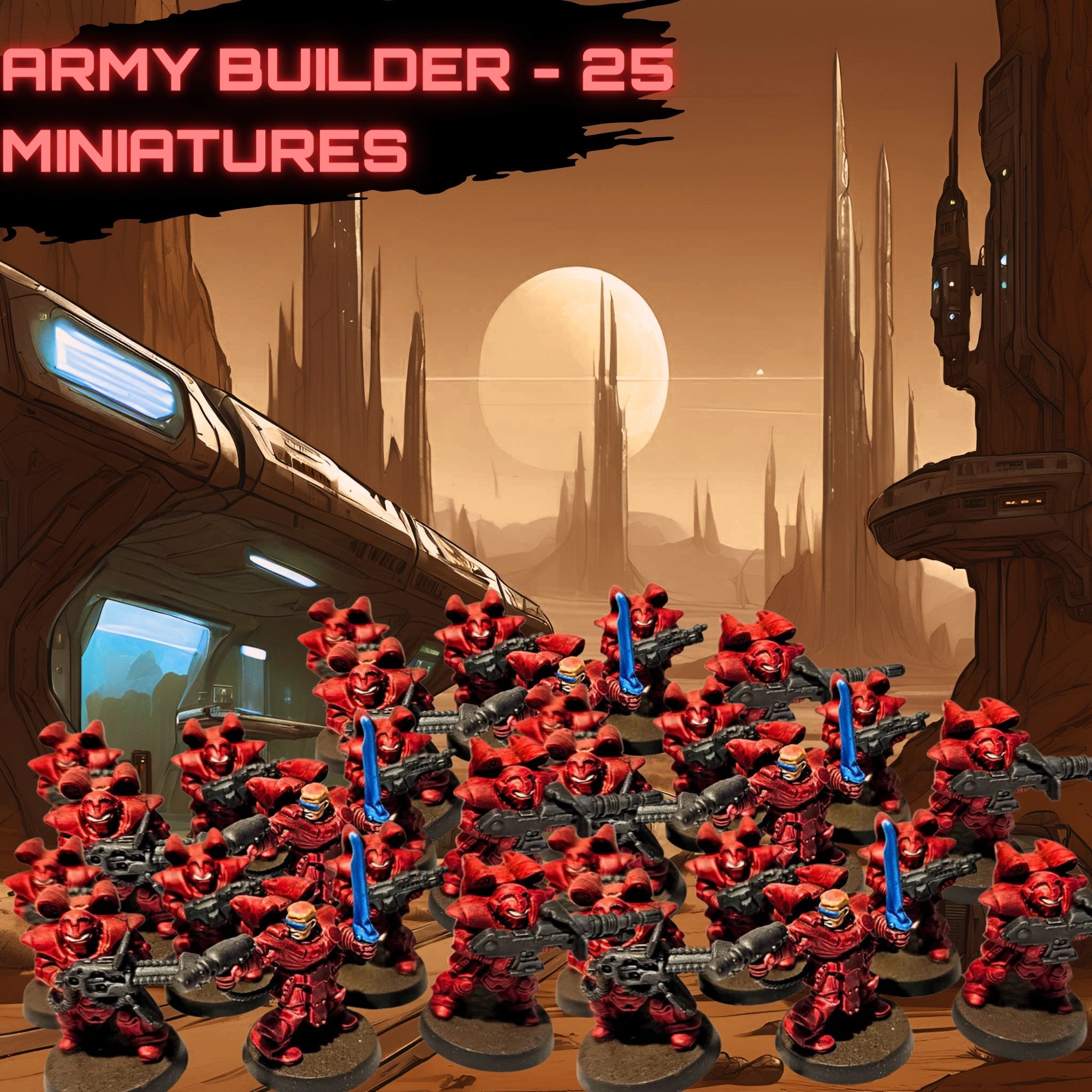 X24 Figurines Warhammer – Rangers De La Terre Du Milieu (SDA) – Plastique – Occasion