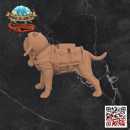 Mastiff Medic: Tabletop Gaming Miniature (Resin 3D Print)