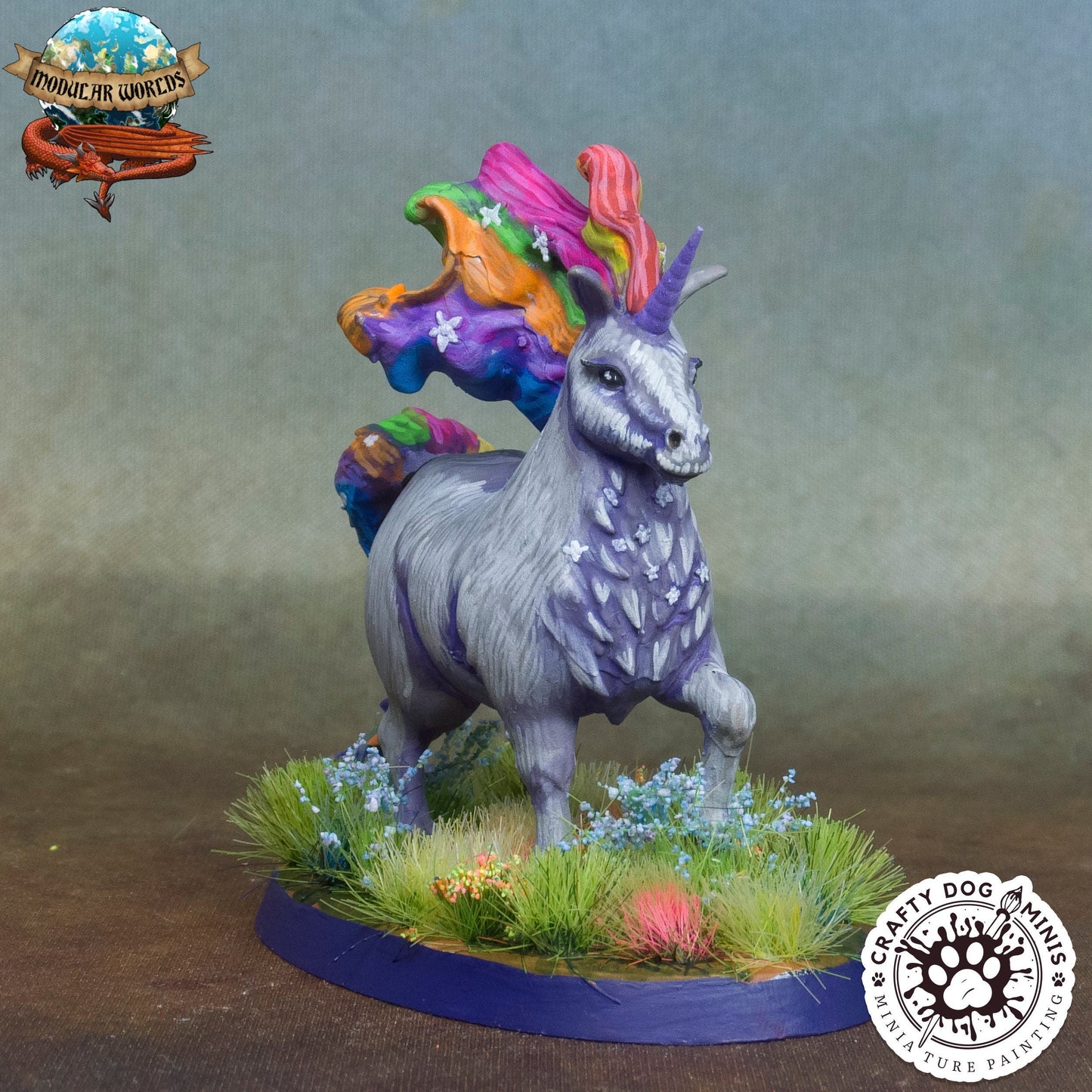 Chubbicorn: Tabletop Gaming Miniature (Resin 3D Print)
