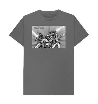 Slate Grey Enter The Combat Zone - Combat Zone T Shirt