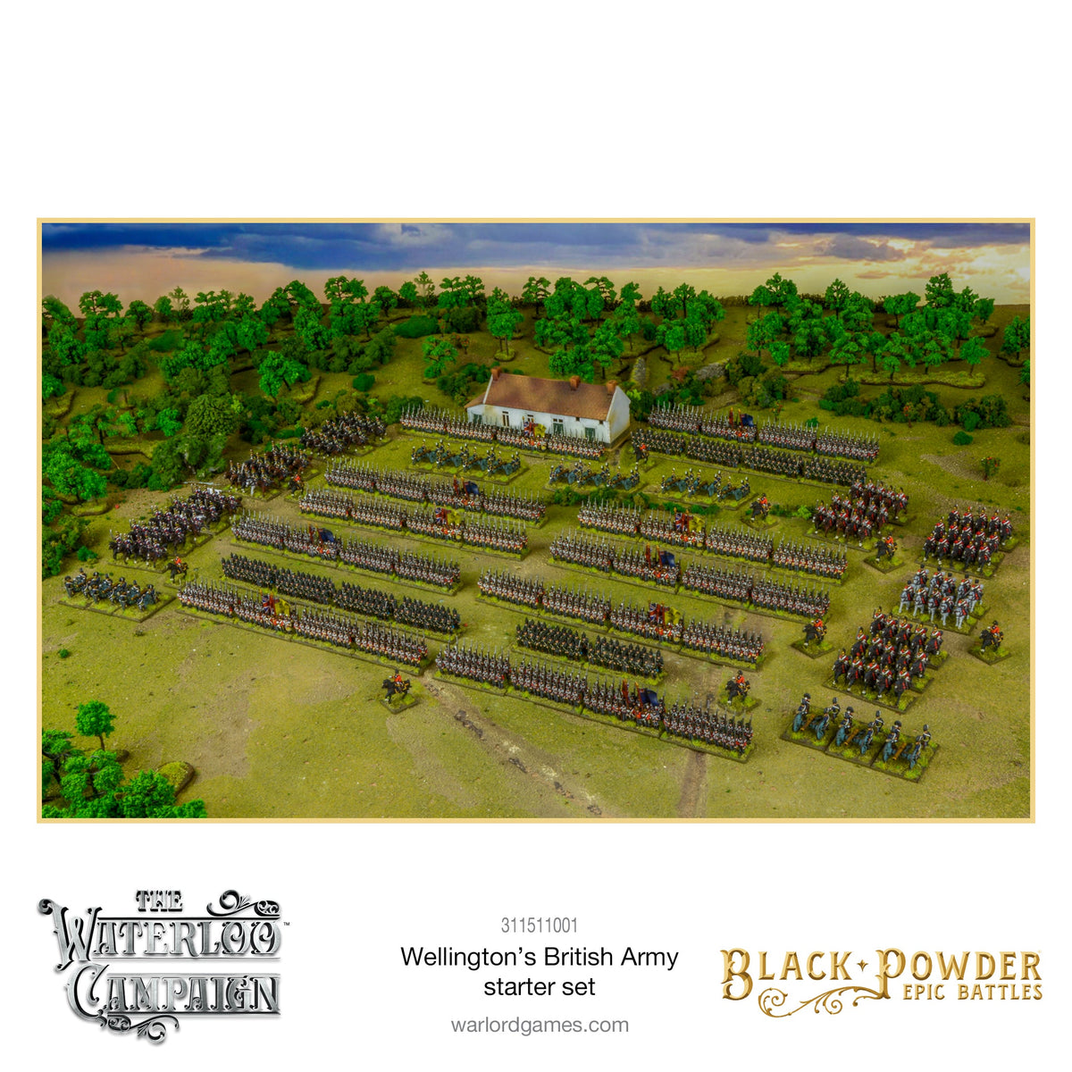 Waterloo Game Black Powder Epic Battles: Waterloo - Wellington's British Starter Set ...